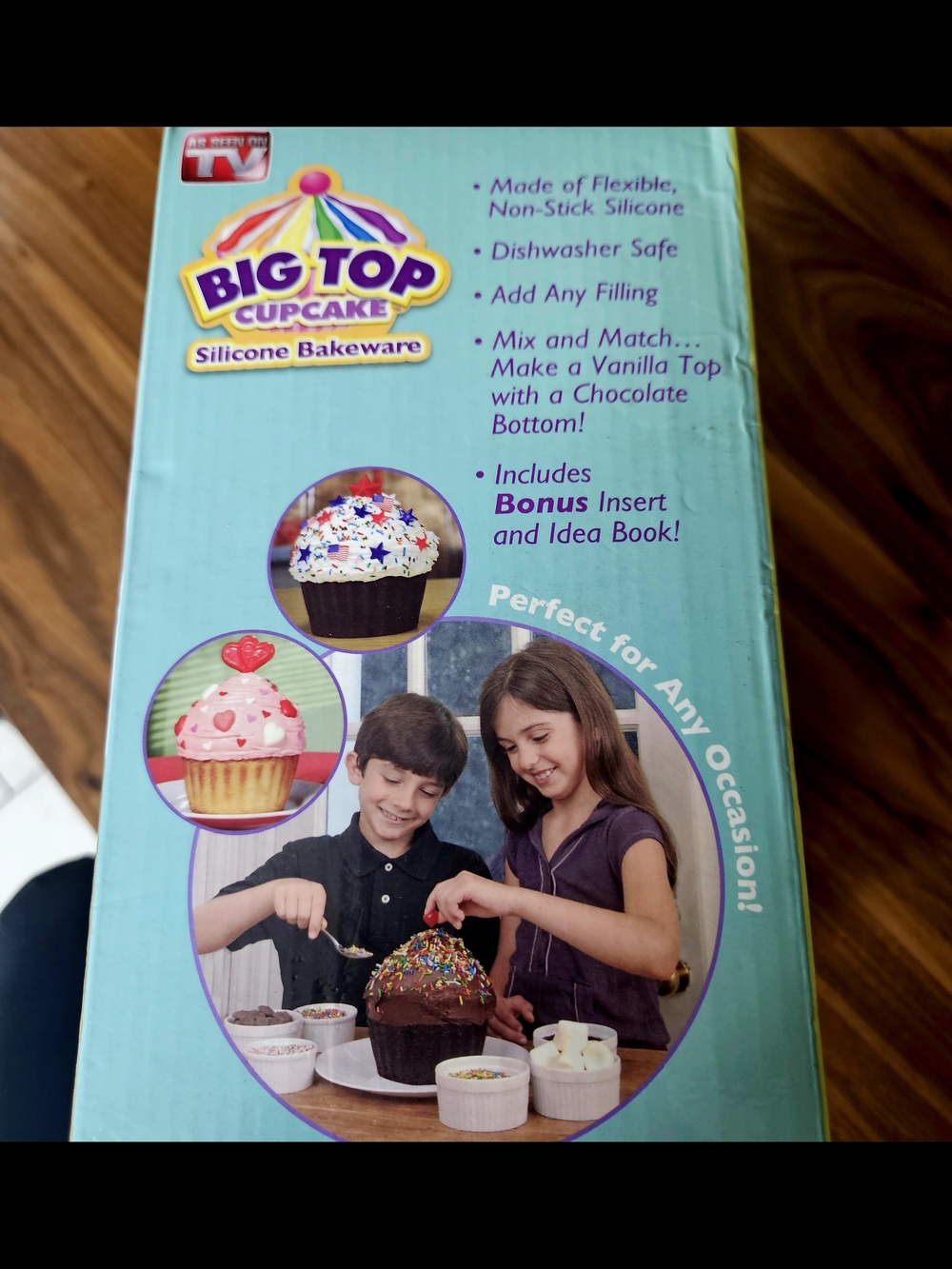 Big Top Cupcake Silicone Bakeware Set – Giant Cupcake Mold – As Seen on TV. - Picture 4 of 6